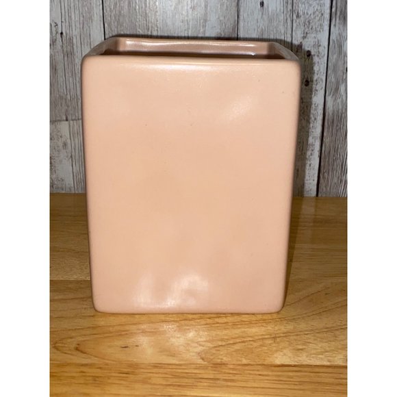 Rae Dunn Ceramic Pink Write Desk Organizer Pencil Pen Holder Caddy - Picture 5 of 8